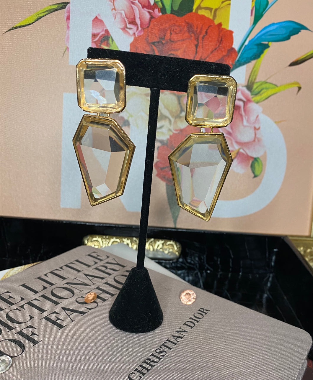 Clear Lucite Drops