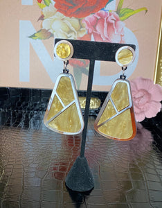Geometric Drop Earrings