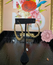 Load image into Gallery viewer, Gold Ball Hoops
