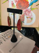 Load image into Gallery viewer, Geode Earrings (wine)
