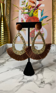 Glitter Tassel (brown)