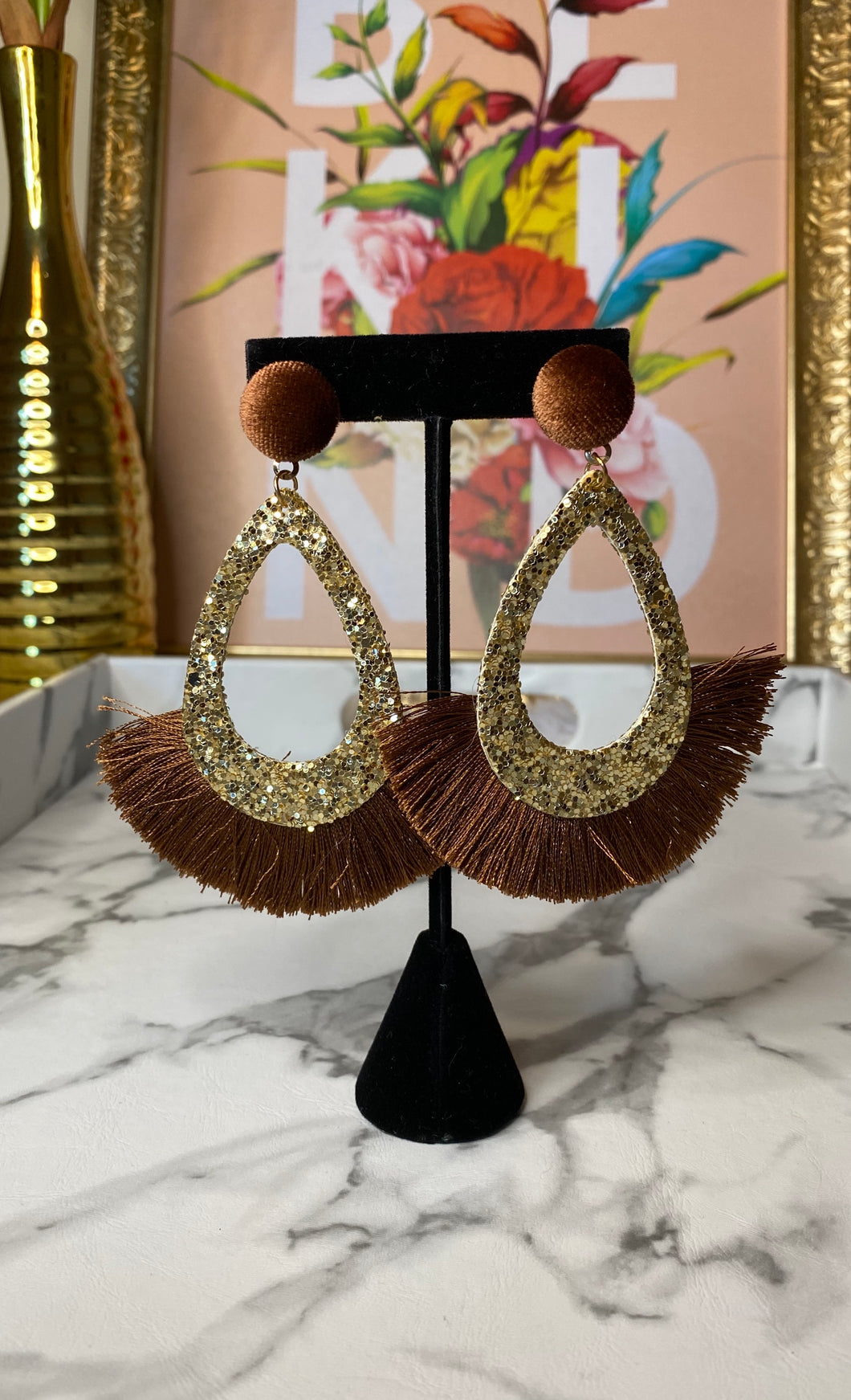 Glitter Tassel (brown)