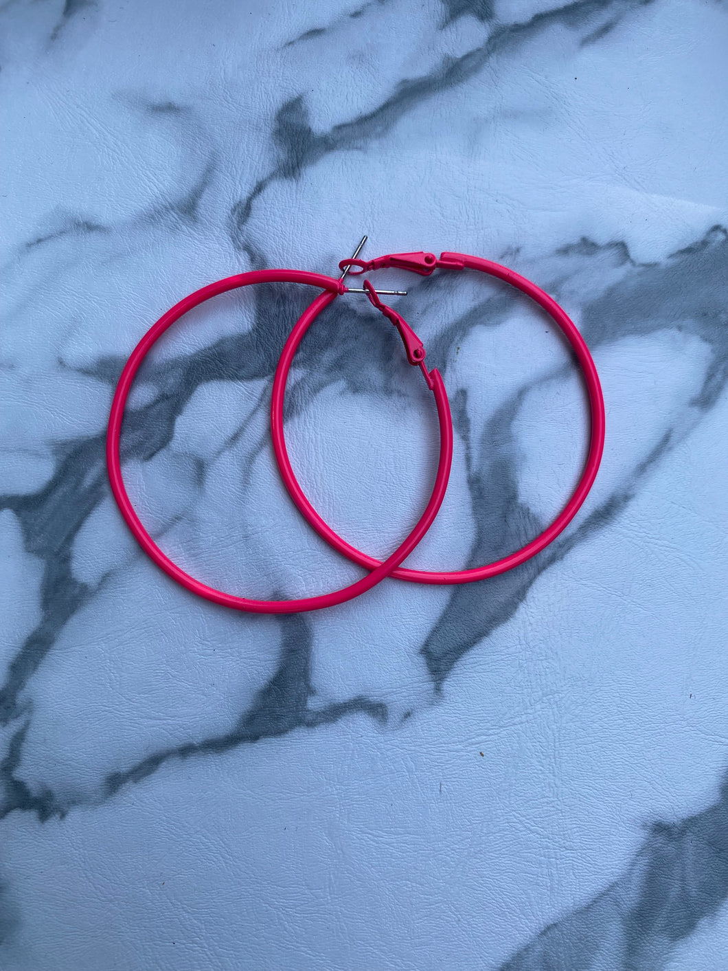 Hot Pink Hoops